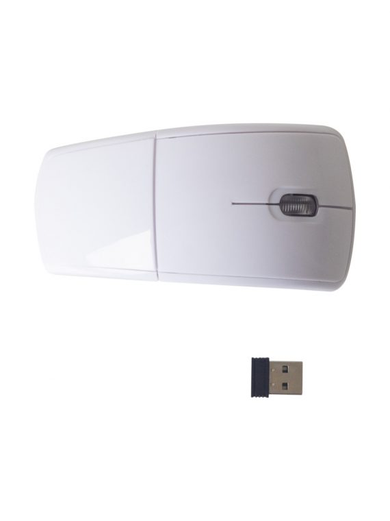 Mouse Inalámbrico Plegable Blanco - Ikafree